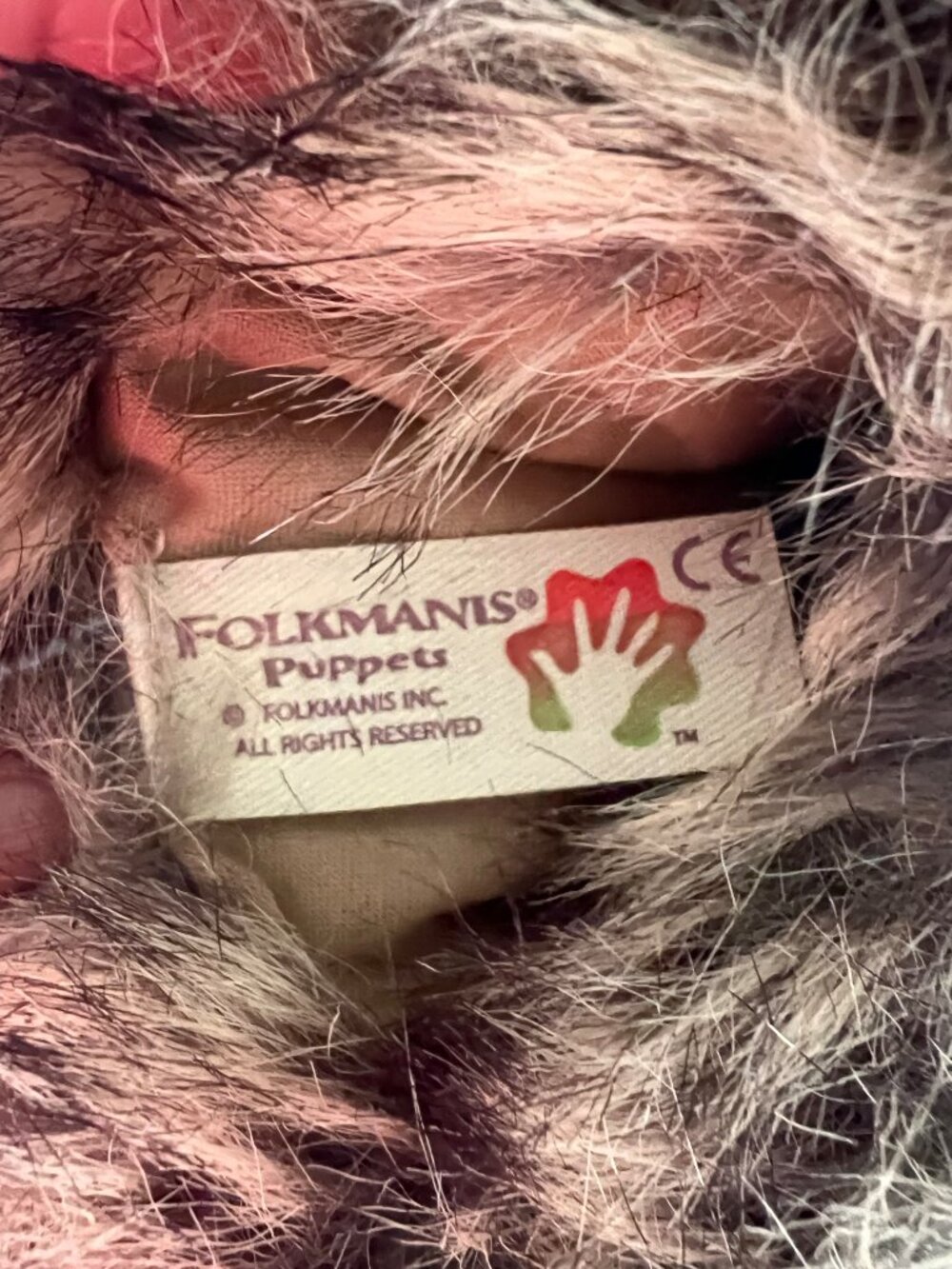 Folkmanis Racoon Puppet - Picture 10 of 11